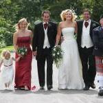 Wedding at Auchen Castle Scotland